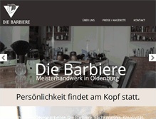 Tablet Screenshot of diebarbiere.de